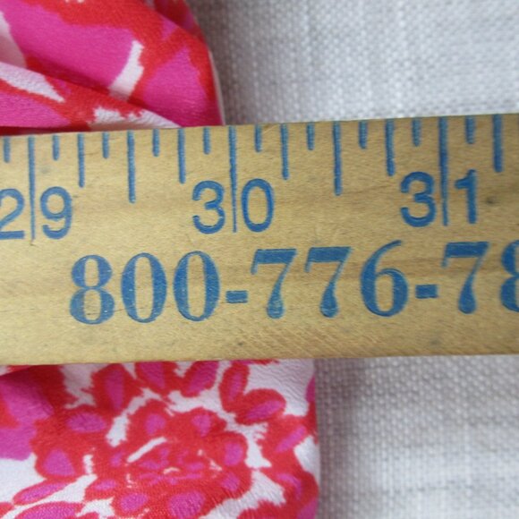 DKNY Shift Dress Girls XL Pink Floral Para Piscina Sin Mangas Boat Neck Side Zip - Picture 11 of 11